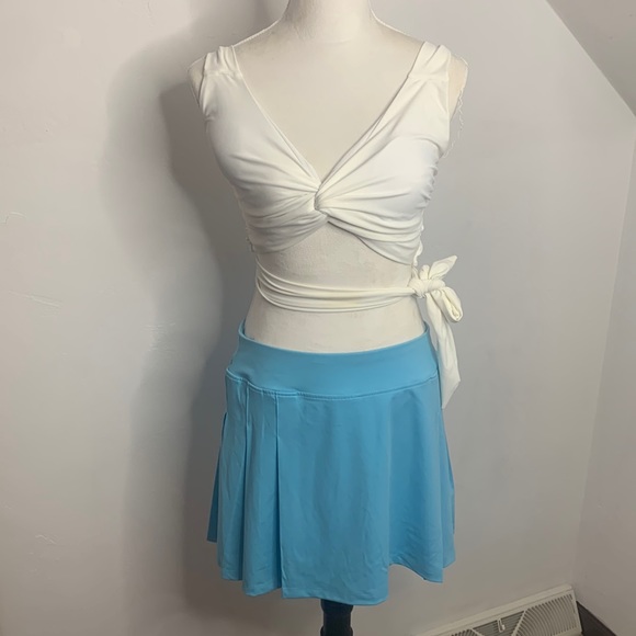 Tommy Bahama Pants - Tommy Bahama Turquoise Golf Skirt NWT Large